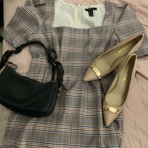 Coach pointed toe heels